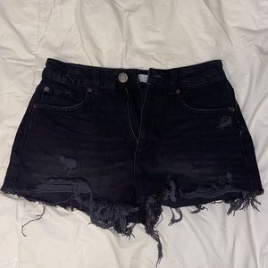 Garage Black Jean Shorts, Size 25